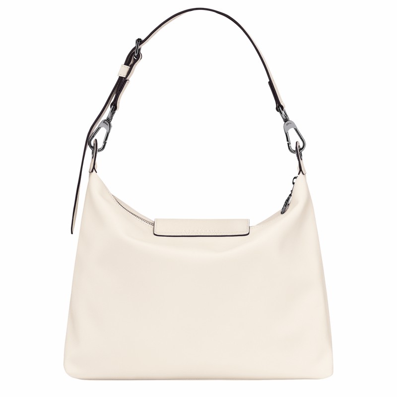 Bolsa Hobo Longchamp Le Pliage Xtra M Feminino Branco Brasil | 10189987037