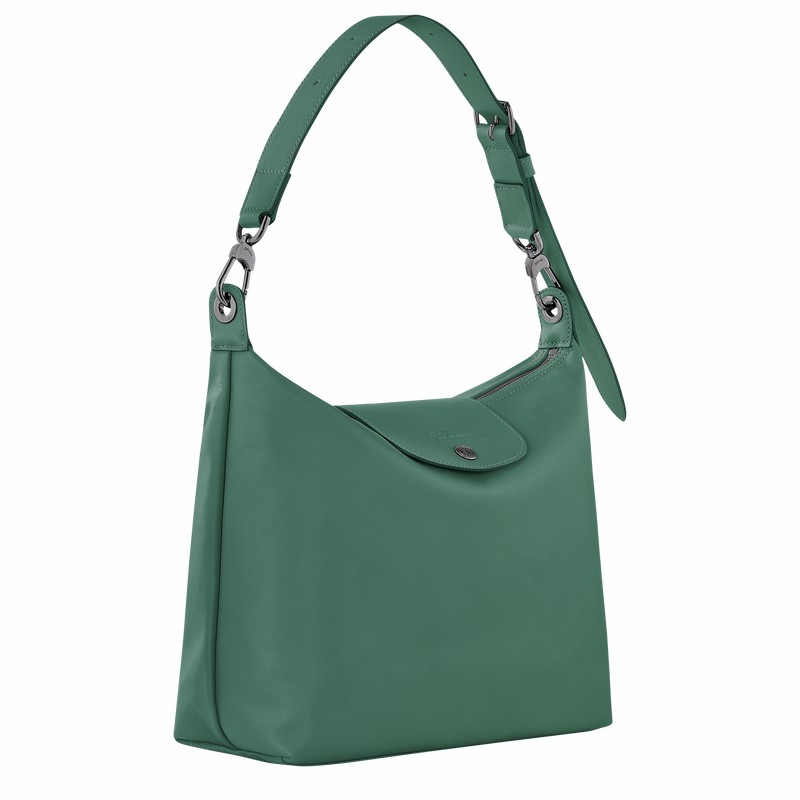 Bolsa Hobo Longchamp Le Pliage Xtra M Feminino Verde Oliva Brasil | 10189987D90