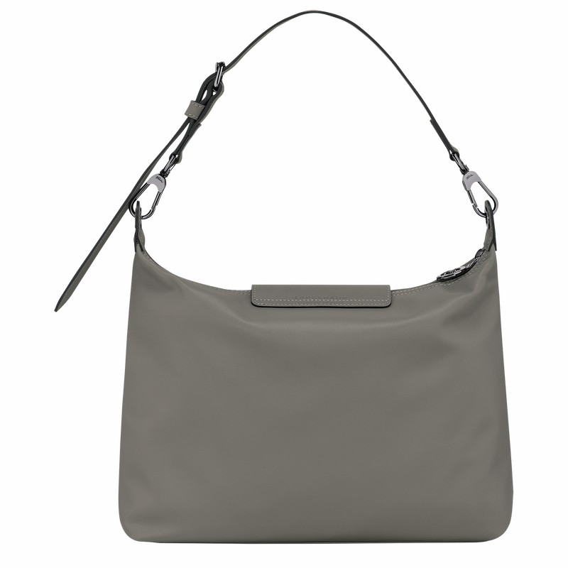 Bolsa Hobo Longchamp Le Pliage Xtra M Feminino Cinzentas Brasil | 10189987P55