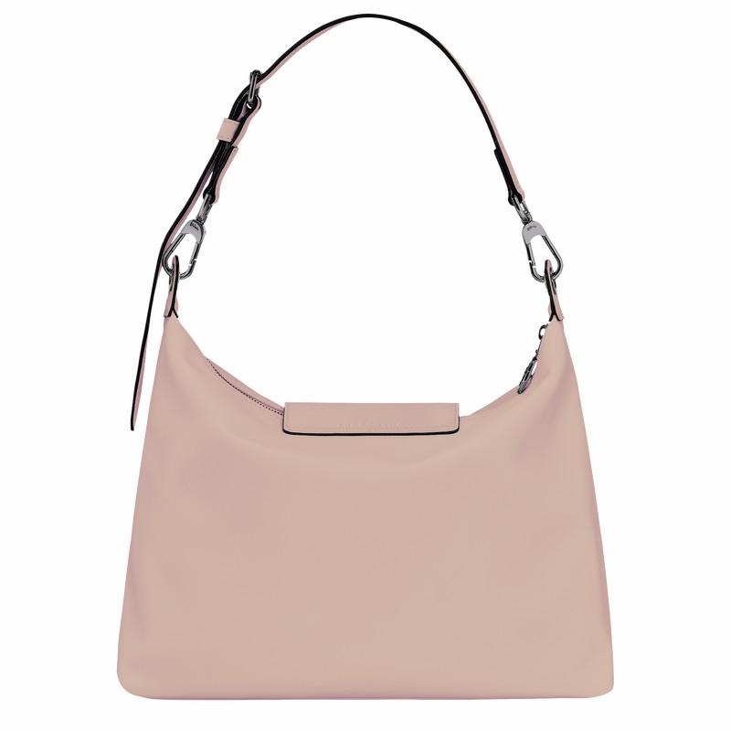 Bolsa Hobo Longchamp Le Pliage Xtra M Feminino Bege Brasil | 10189987542