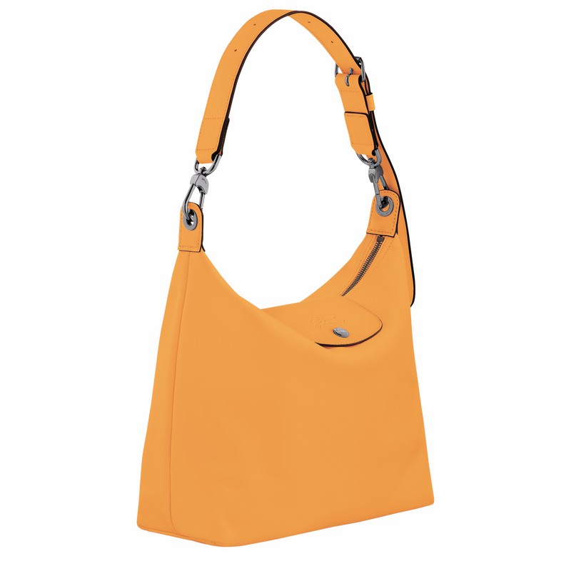 Bolsa Hobo Longchamp Le Pliage Xtra M Feminino Abricó Brasil | 10189987222