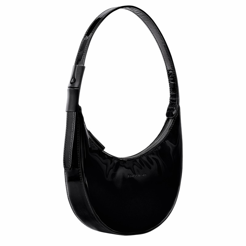 Bolsa Hobo Longchamp Le Roseau Essential S Feminino Pretas Brasil | 10217HEZ001