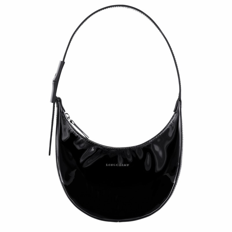 Bolsa Hobo Longchamp Le Roseau Essential S Feminino Pretas Brasil | 10217HEZ001