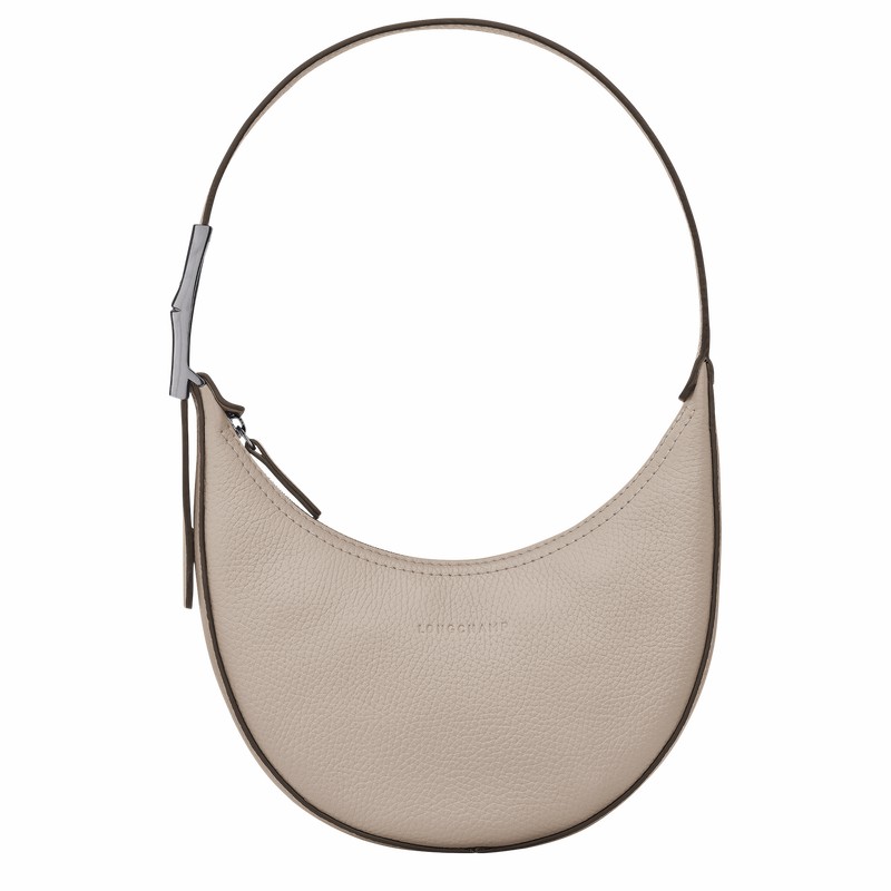 Bolsa Hobo Longchamp Le Roseau Essential S Feminino Cinzentas Brasil | 10217968266