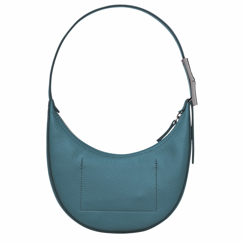 Bolsa Hobo Longchamp Le Roseau Essential S Feminino Azul Claro Brasil | 10217968P89