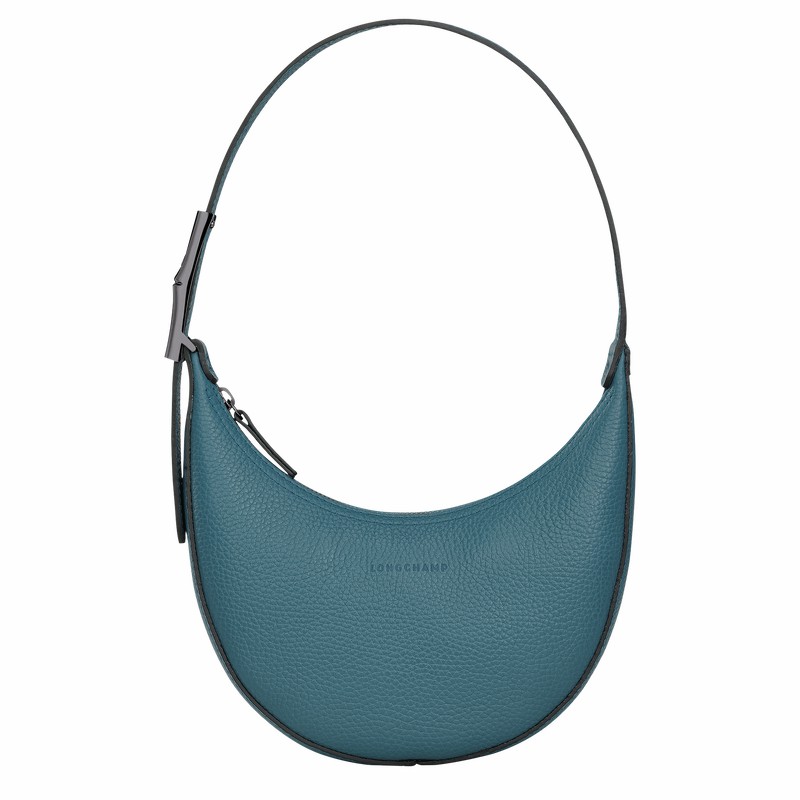 Bolsa Hobo Longchamp Le Roseau Essential S Feminino Azul Claro Brasil | 10217968P89