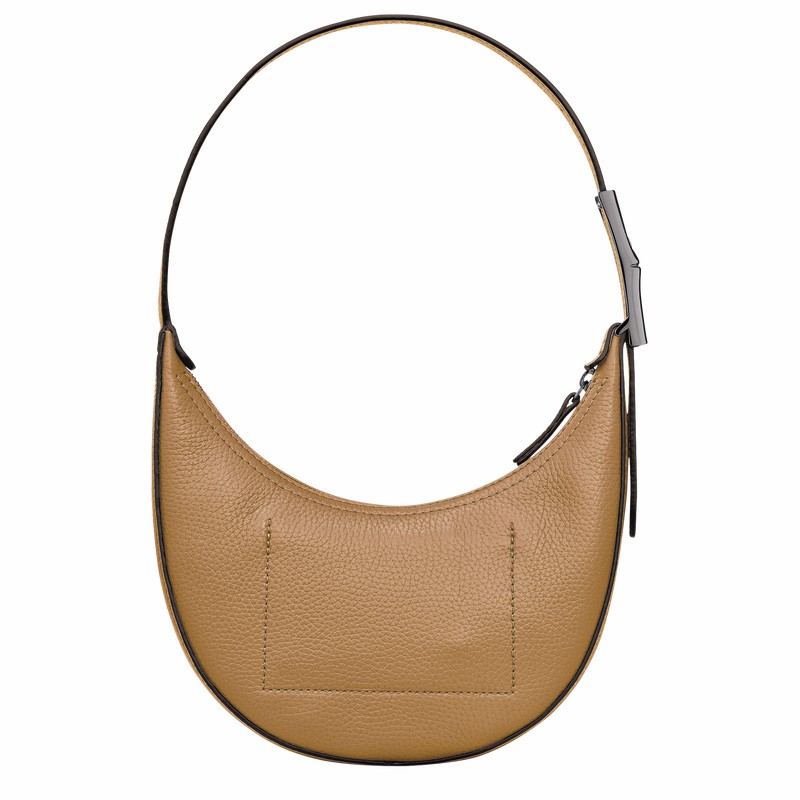 Bolsa Hobo Longchamp Le Roseau Essential S Feminino Caqui Brasil | 10217968026