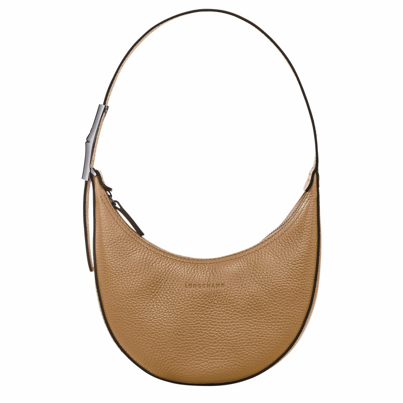 Bolsa Hobo Longchamp Le Roseau Essential S Feminino Caqui Brasil | 10217968026