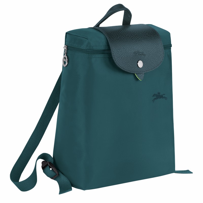 Mochilas Longchamp Le Pliage Green M Feminino Azul Claro Brasil | L1699919P89