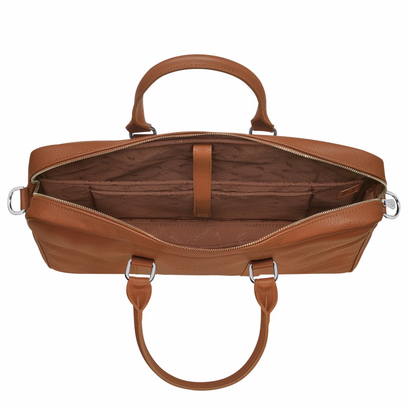 Pasta Longchamp Le FOULONNÉ S Feminino Caramel Brasil | L2122021F72