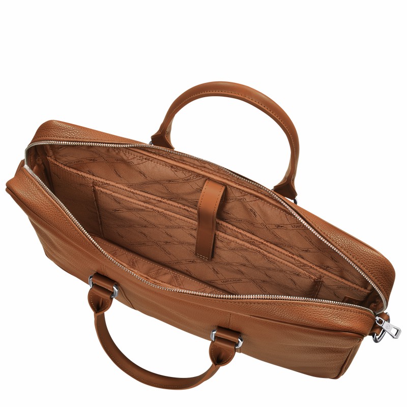 Pasta Longchamp Le FOULONNÉ S Feminino Caramel Brasil | L2122021F72