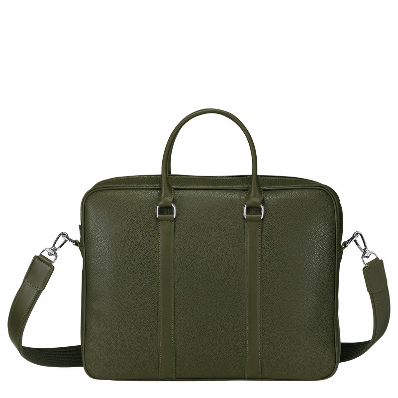 Pasta Longchamp Le FOULONNÉ S Feminino Caqui Brasil | L2122021A23