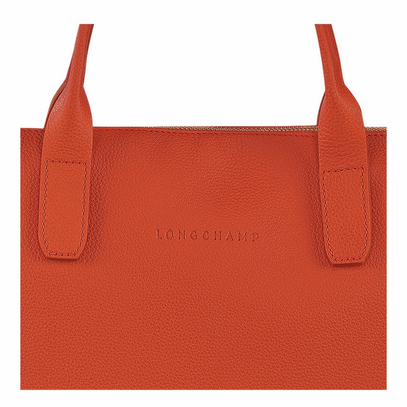 Pasta Longchamp Le FOULONNÉ S Feminino Laranja Brasil | 20032021685