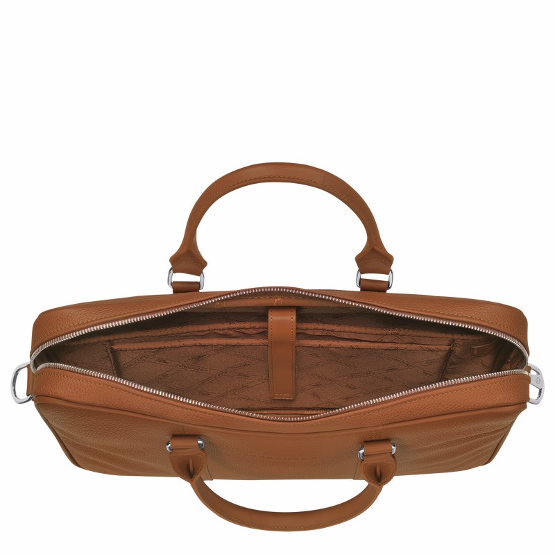 Pasta Longchamp Le FOULONNÉ XS Feminino Caramel Brasil | L2121021F72