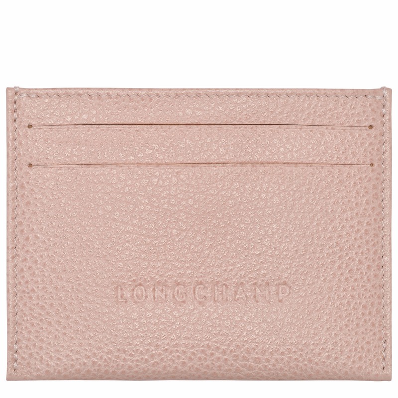 Porta Cartão Longchamp Le FOULONNÉ Feminino Bege Brasil | L3218021542