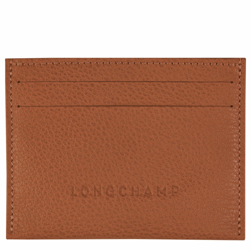 Porta Cartão Longchamp Le FOULONNÉ Feminino Caramel Brasil | L3218021121