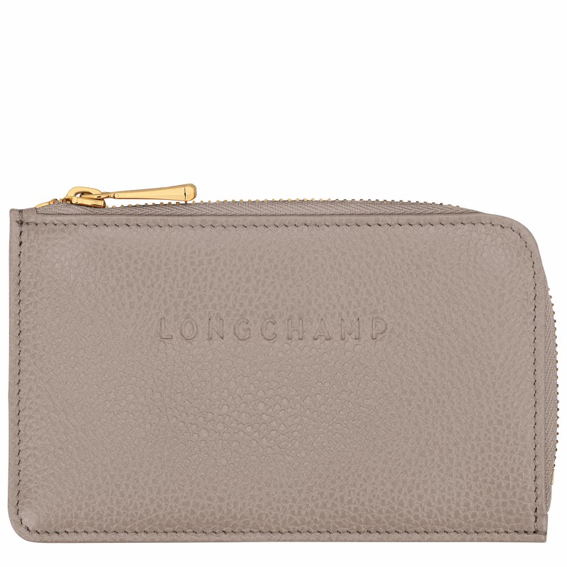 Porta Cartão Longchamp Le FOULONNÉ Feminino Cinzentas Brasil | 30036021P55