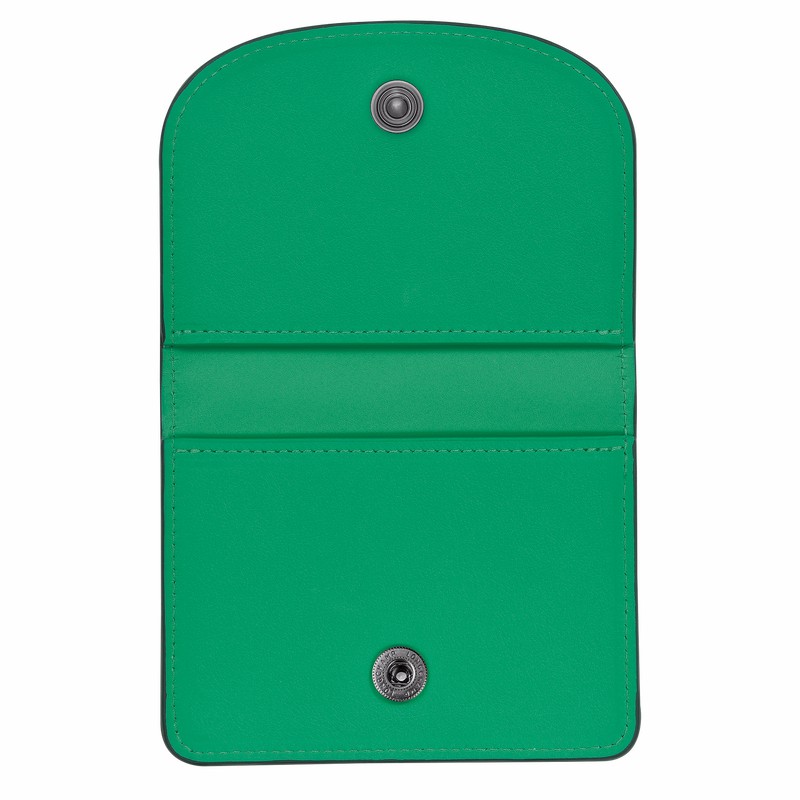 Porta Cartão Longchamp Le Pliage Xtra Feminino Verdes Brasil | 30039987249