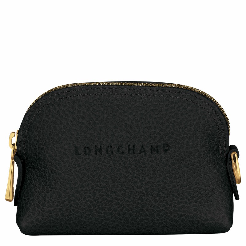 Porta Moedas Longchamp Le FOULONNÉ Feminino Pretas Brasil | L3686021001