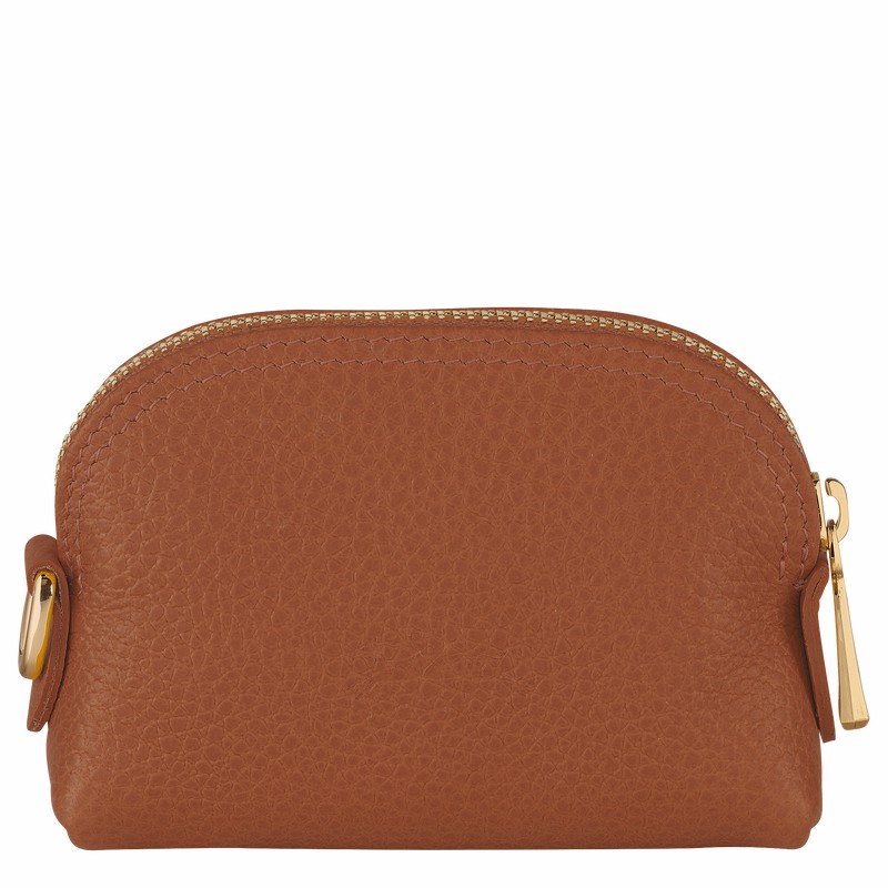 Porta Moedas Longchamp Le FOULONNÉ Feminino Caramel Brasil | L3686021121