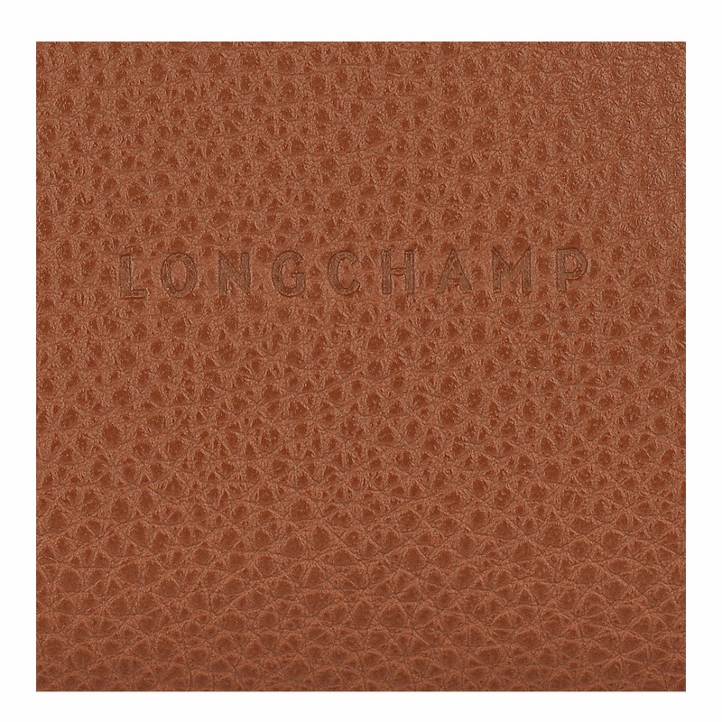 Porta Moedas Longchamp Le FOULONNÉ Feminino Caramel Brasil | L3686021121