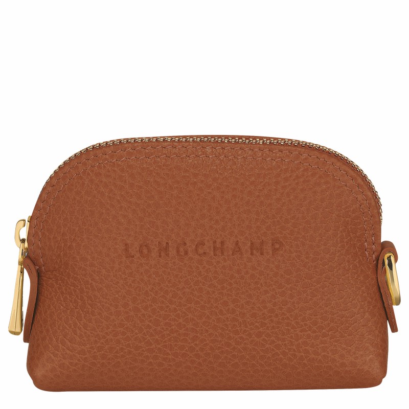 Porta Moedas Longchamp Le FOULONNÉ Feminino Caramel Brasil | L3686021121