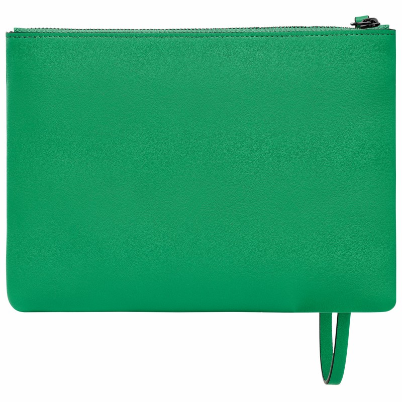 Pouches Longchamp 3D Feminino Verdes Brasil | 30032HCV129