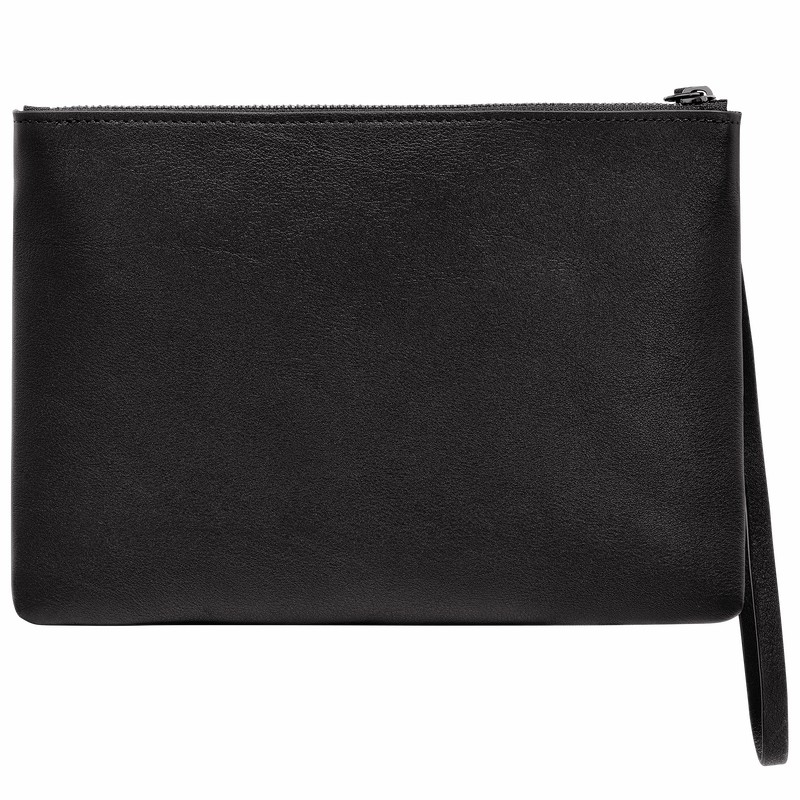 Pouches Longchamp 3D Masculino Pretas Brasil | 30032HCV001-