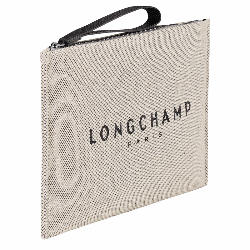 Pouches Longchamp Essential Feminino Branco Brasil | 34136HSG037