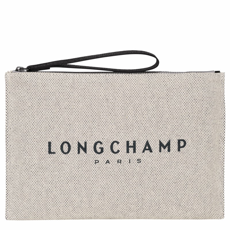 Pouches Longchamp Essential Feminino Branco Brasil | 34136HSG037