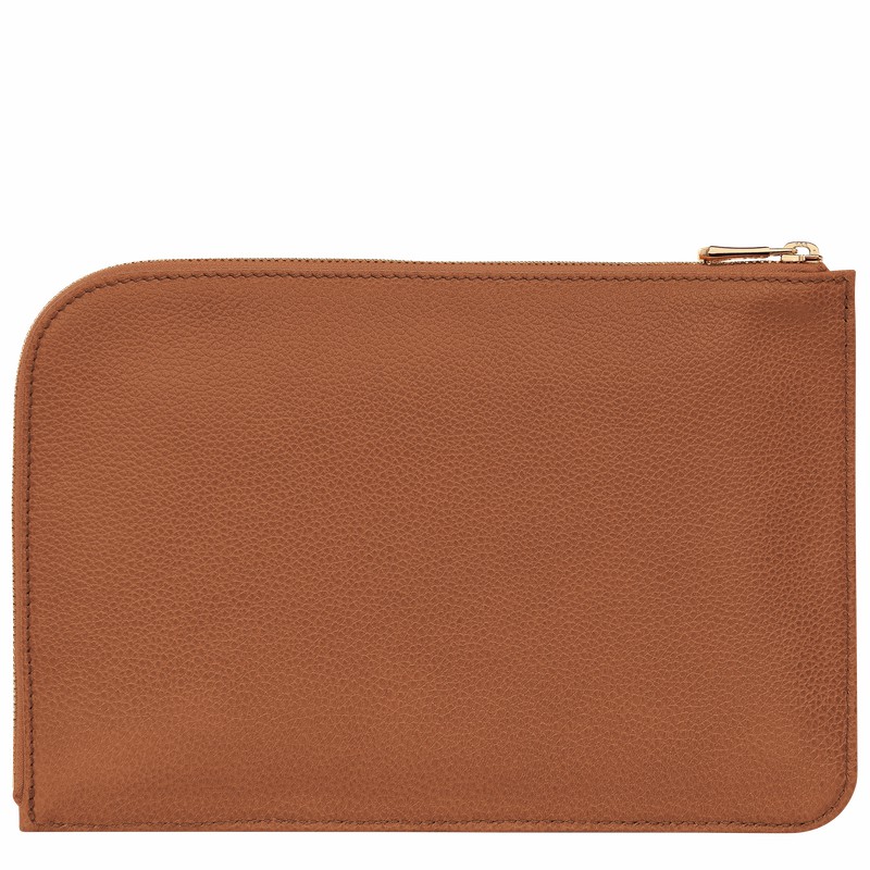 Pouches Longchamp Le FOULONNÉ Feminino Caramel Brasil | 30040021121