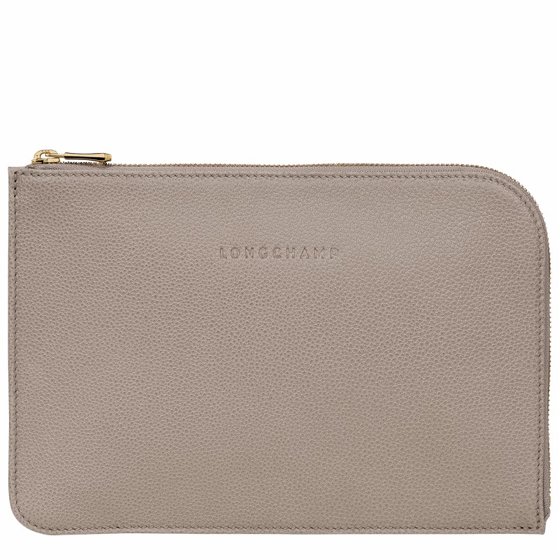 Pouches Longchamp Le FOULONNÉ Feminino Cinzentas Brasil | 30040021P55