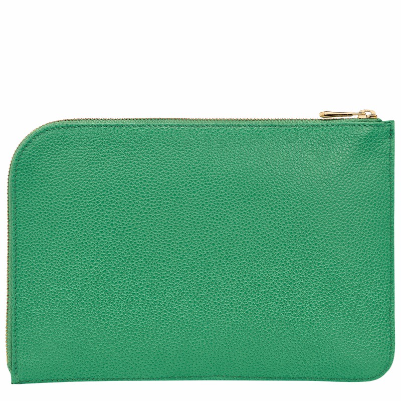 Pouches Longchamp Le FOULONNÉ Feminino Verdes Brasil | 30040021129