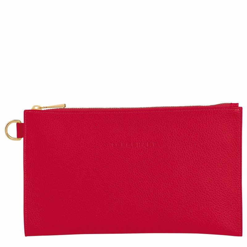 Pouches Longchamp Le FOULONNÉ Feminino Vermelhas Brasil | L2541021C39