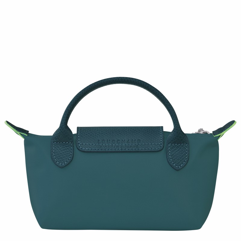 Pouches Longchamp Le Pliage Green Feminino Azul Claro Brasil | 34175919P89