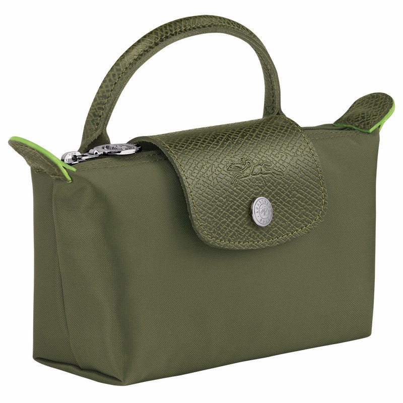 Pouches Longchamp Le Pliage Green Feminino Verdes Brasil | 34175919479