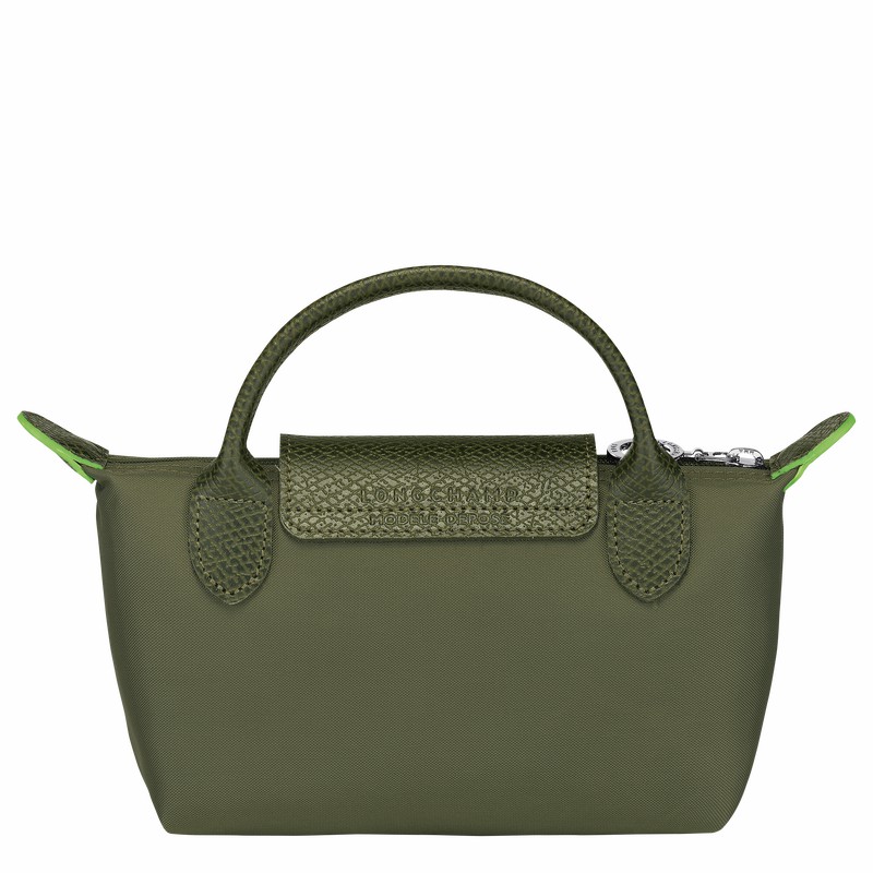 Pouches Longchamp Le Pliage Green Feminino Verdes Brasil | 34175919479