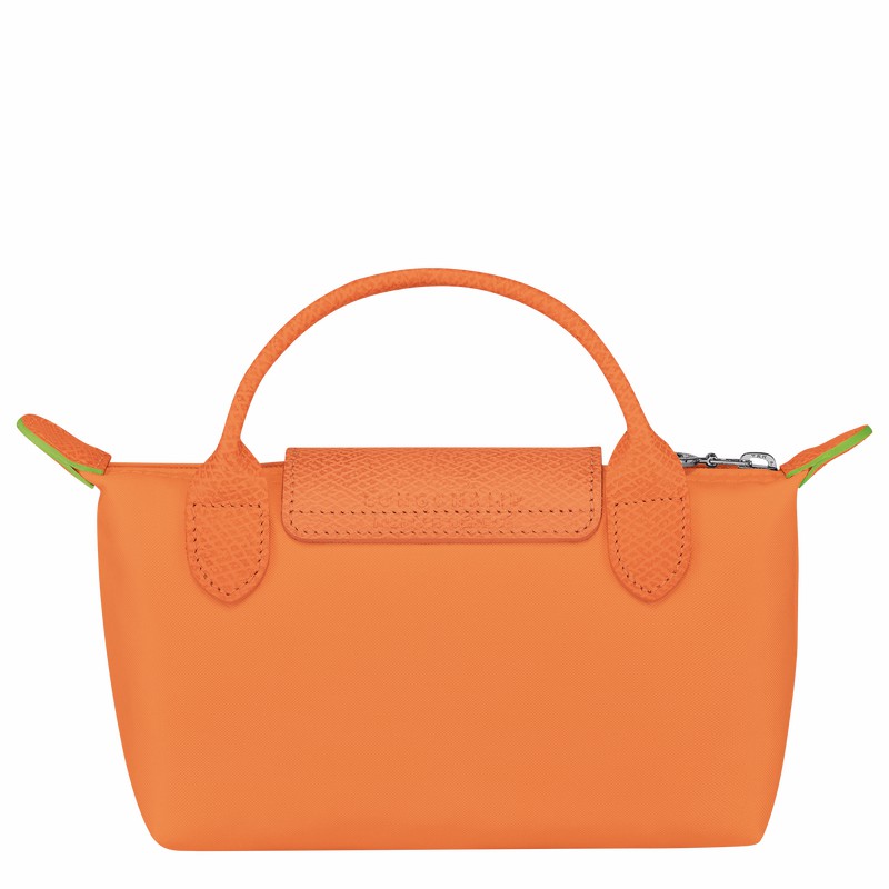 Pouches Longchamp Le Pliage Green Feminino Laranja Brasil | 34175919P54