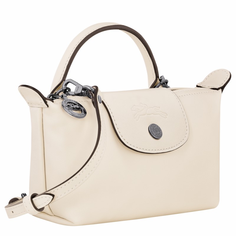 Pouches Longchamp Le Pliage Xtra XS Feminino Branco Brasil | 34205987037