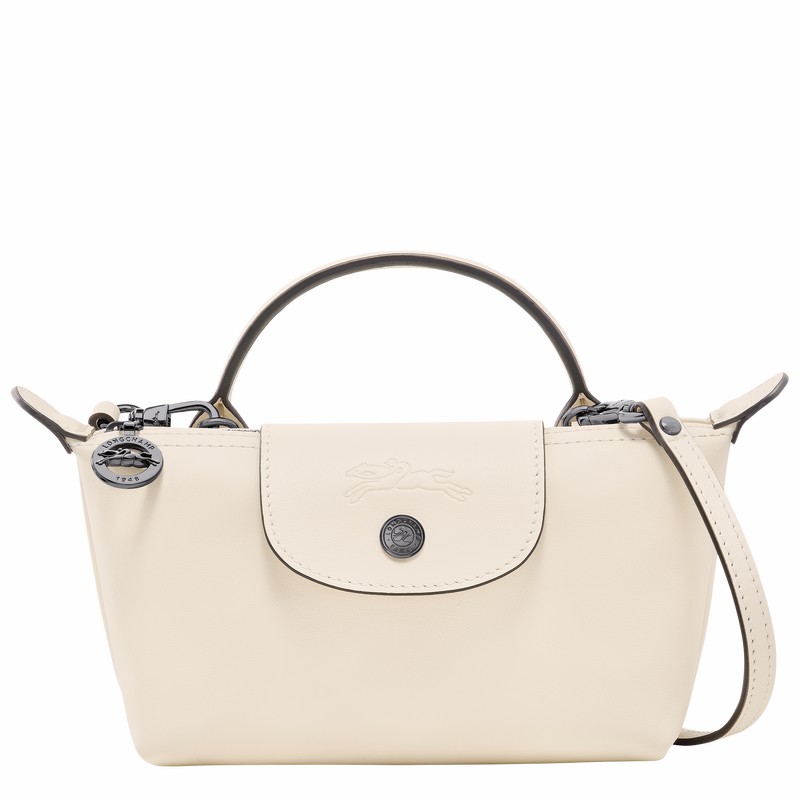 Pouches Longchamp Le Pliage Xtra XS Feminino Branco Brasil | 34205987037